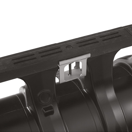ACO Q-Guard Gusseisen Aufsteckzarge für die Retentionsschlitzrinne Qmax