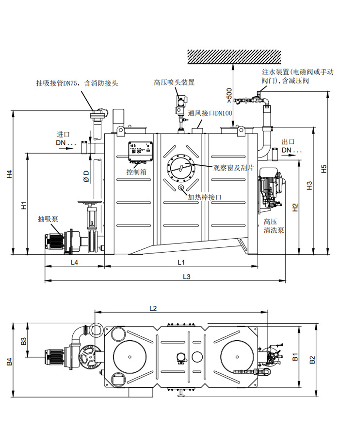 椭圆不锈钢尺寸图